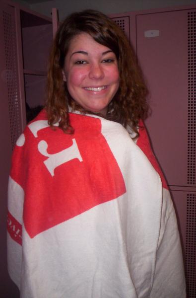 Steph en pleine euphorie!!!